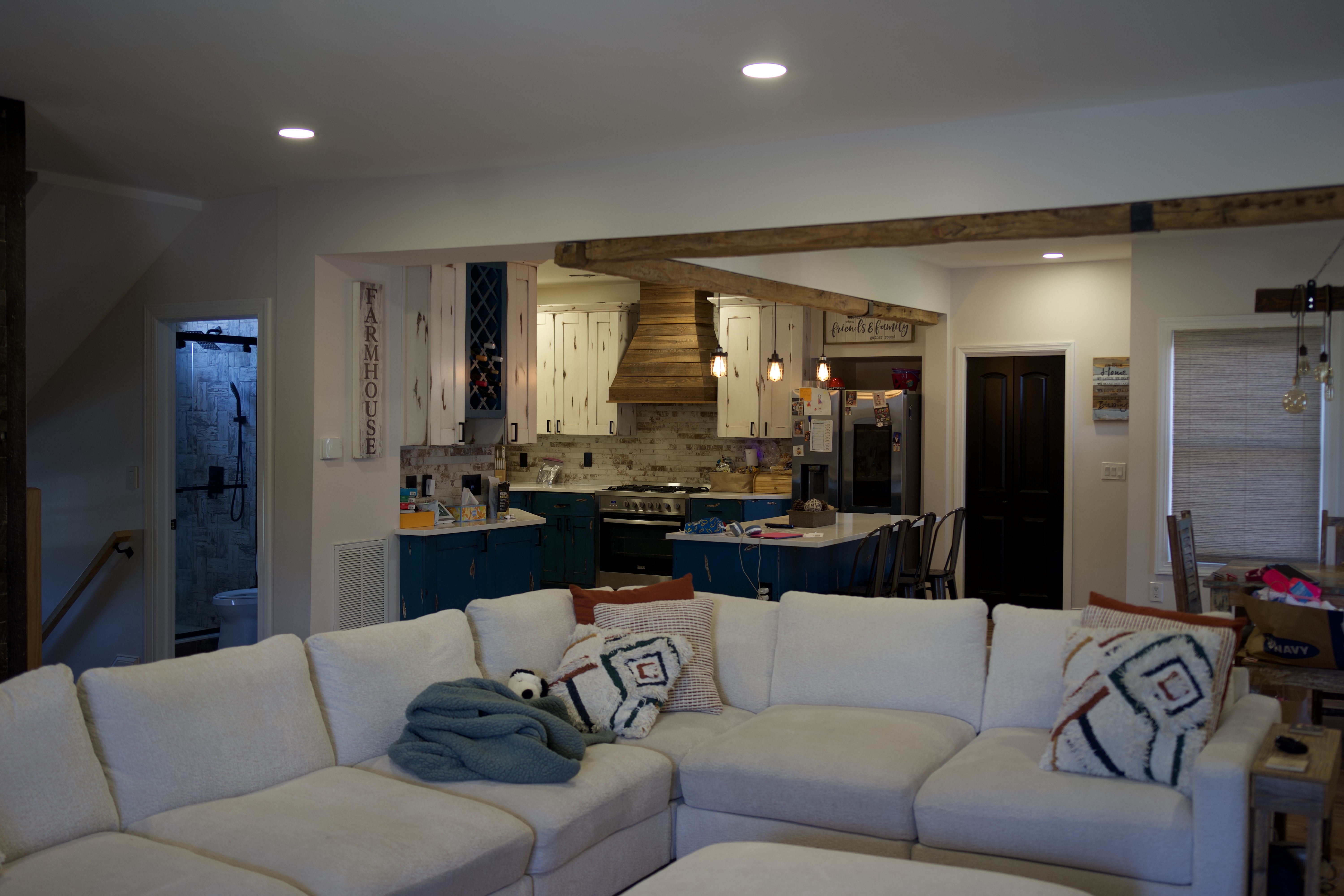 West Orange renovated living space